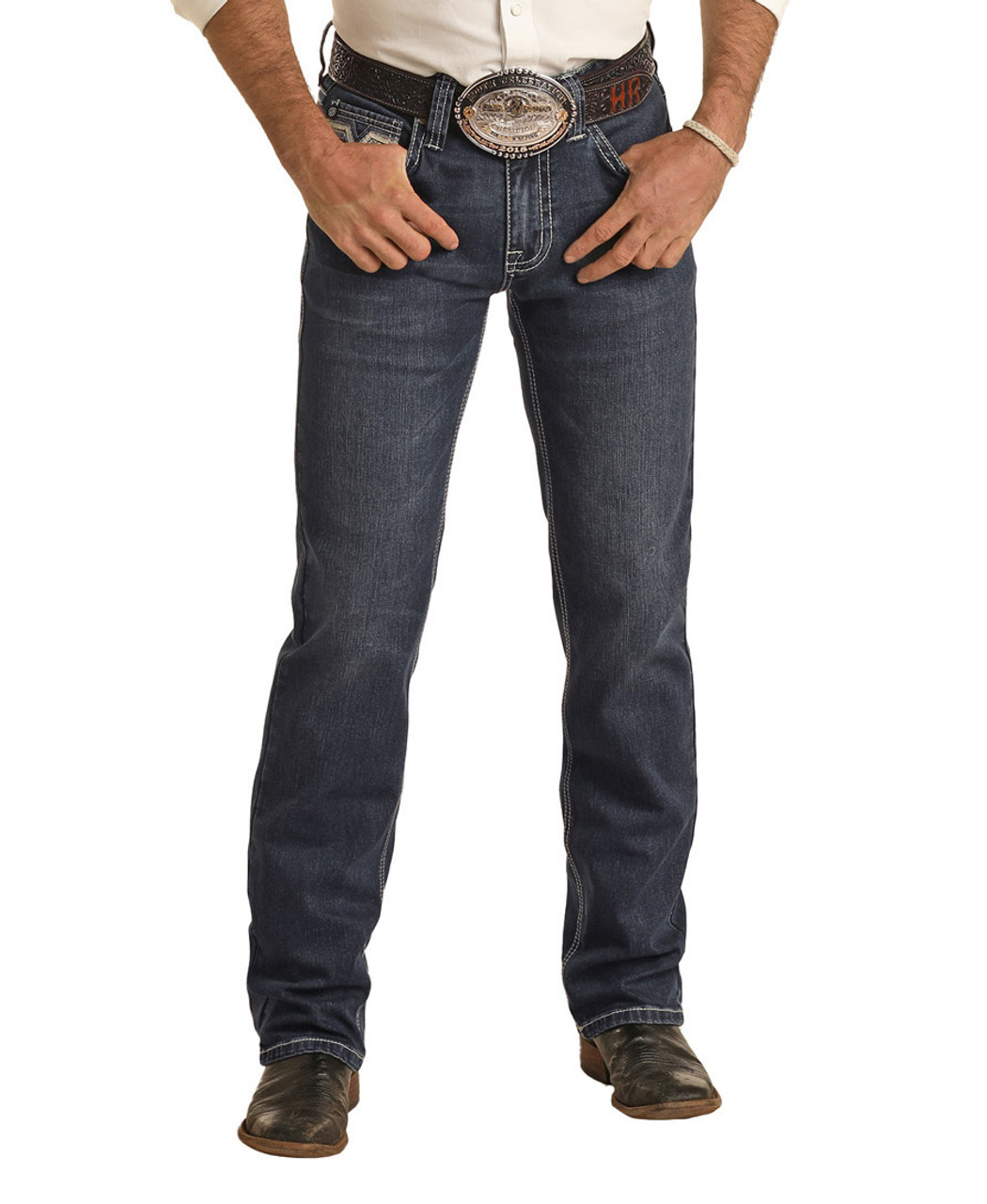 Rock & Roll Pleather EMB Revolver Dark