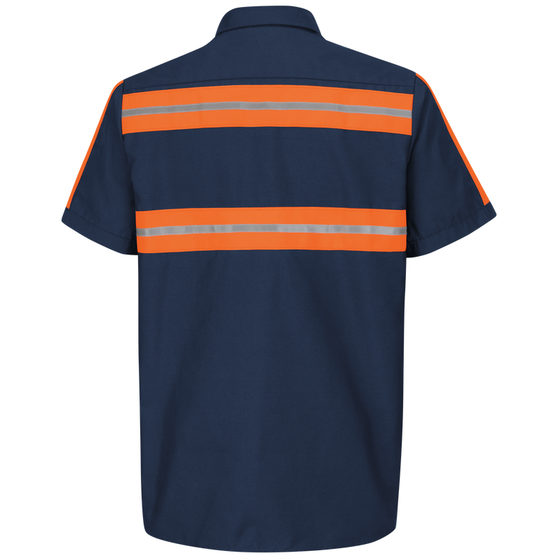 Red Kap Short Sleeve Enhanced Visibility Shirt