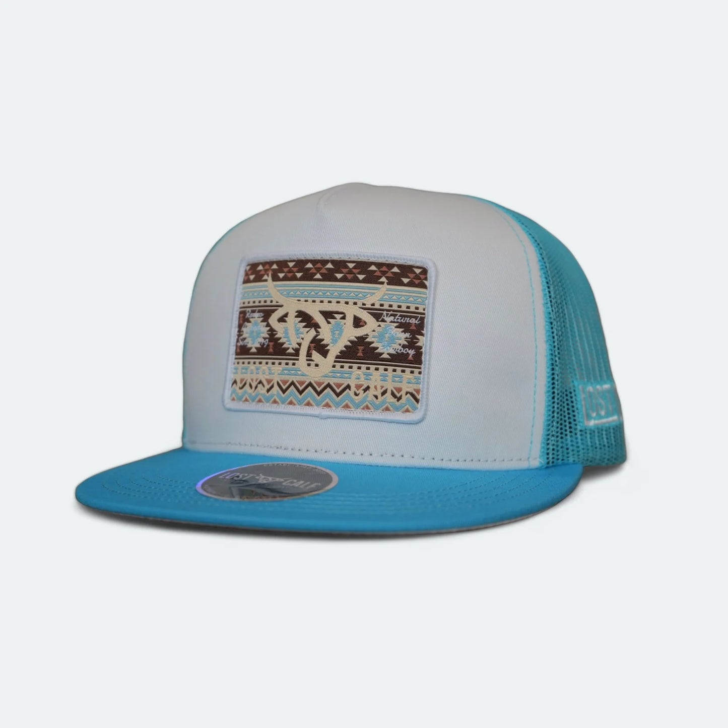 Lost Calf Ace Flat Bill Trucker Hat