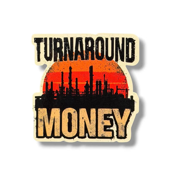 Turnaround Money Sticker