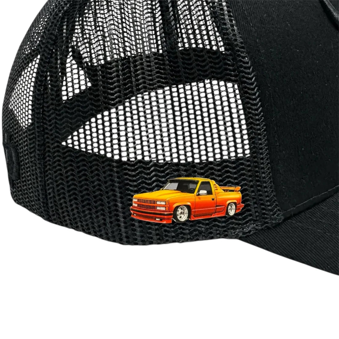 90s Custom OBS Hat Pin - Orange Gradient
