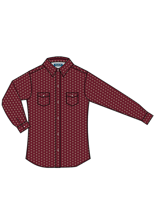 Panhandle Boy's Long Sleeve 2 Pocket Snap Shirt