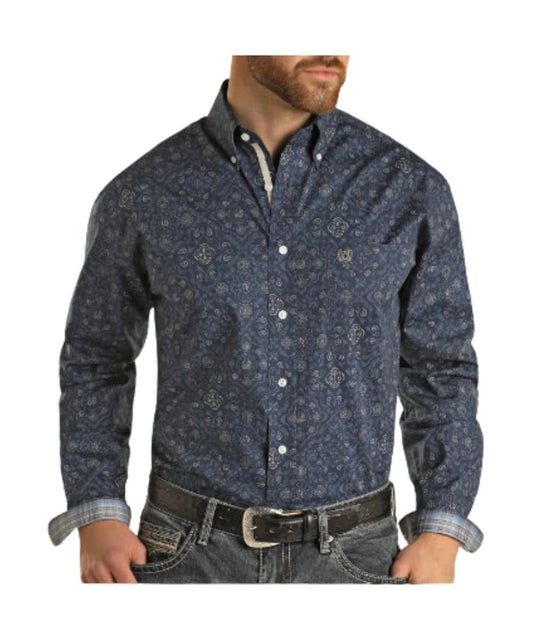 Panhandle Men's Rough Stock Button Down Shirt