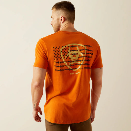 Ariat Barb Shield Rust T-Shirt