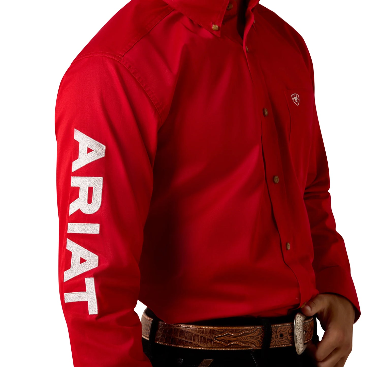 Ariat Men's Team Logo Twill Fitted Shirt