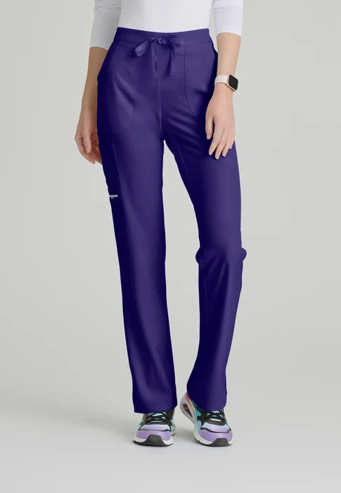 Reliance 3-Pocket Mid-Rise Fit & Flare Leg Scrub Pant - Petite