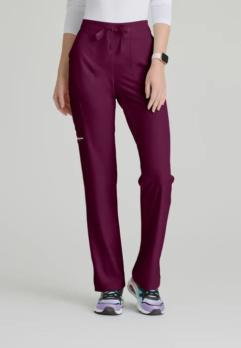 Reliance 3-Pocket Mid-Rise Fit & Flare Leg Scrub Pant - Petite