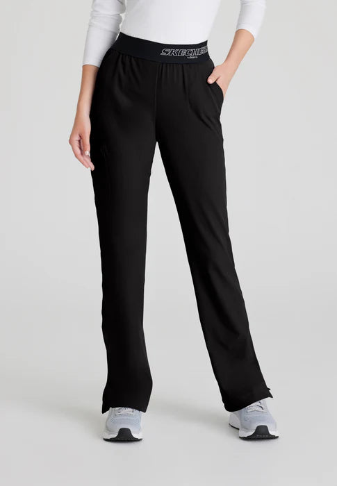Breeze 3-Pocket Mid-Rise Straight Leg Scrub Pant - Petite