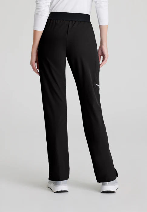Breeze 3-Pocket Mid-Rise Straight Leg Scrub Pant - Petite