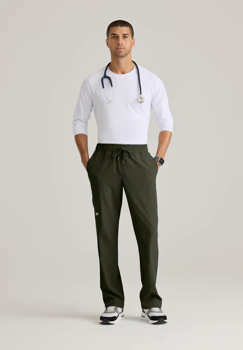 Compass 5-Pocket Elastic Waistband Straight Leg Pant