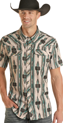 Rock&Roll 2Pkt Aztec Stripe Ripstop - Teal