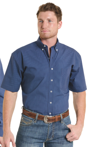 PANHANDLE SLIM SS BUTTON DOWN BLUE