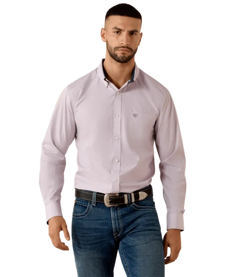 Ariat Wrinkle Free Pinpoint Oxford Classic Fit Shirt