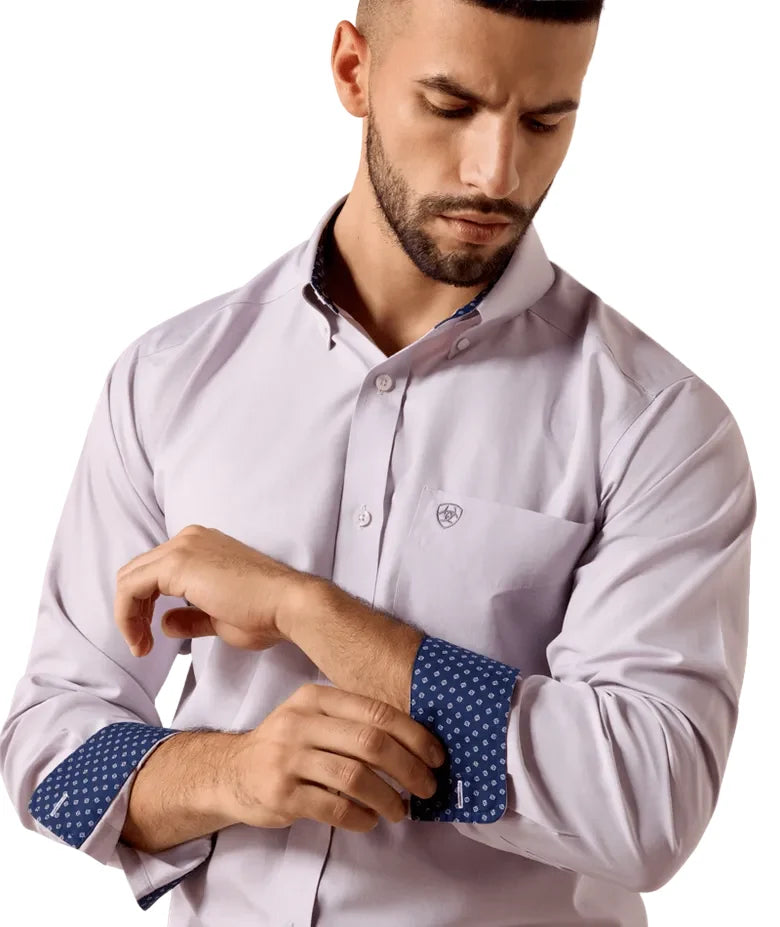 Ariat Wrinkle Free Pinpoint Oxford Classic Fit Shirt