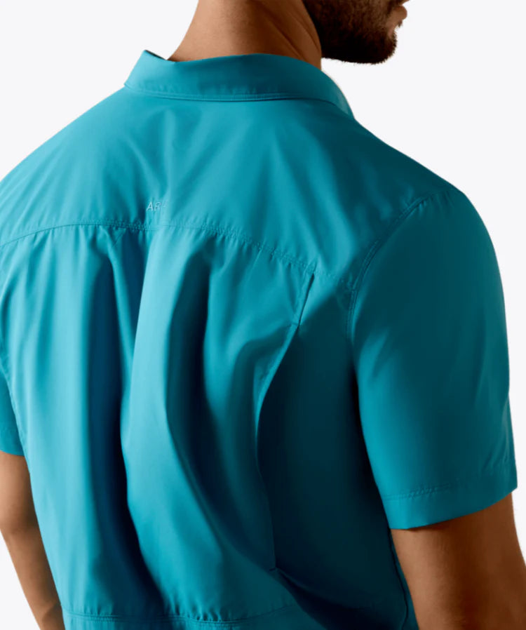 Ariat Men's VentTEK Blue Moon Outbound Short Sleeve Shirt