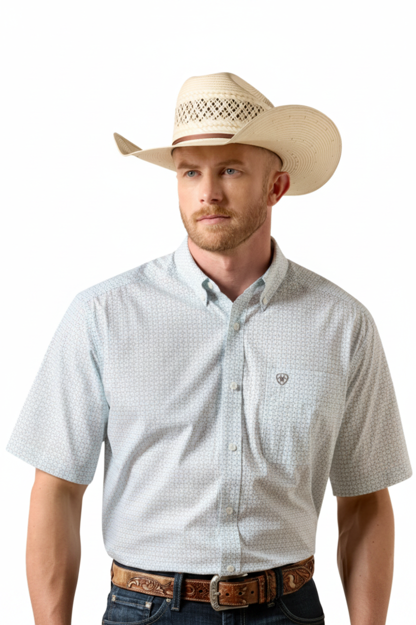 Ariat Men's  Wrinkle Free Welsh Classic Fit Shirt