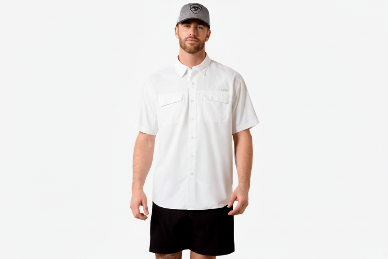 Ariat Men's VentTEK Outbound White Shirt