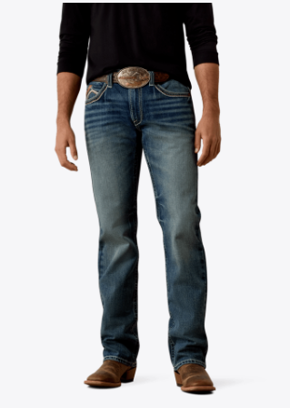 Men's Ariat M5 Straight Red Jean