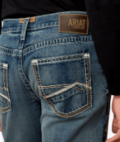 Men's Ariat M5 Straight Red Jean