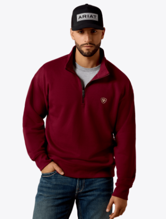 Men's Holiday 1/4 Zip Sweatshirt