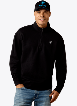 Men's Ariat Holiday 1/4 Zip Sweatshirt