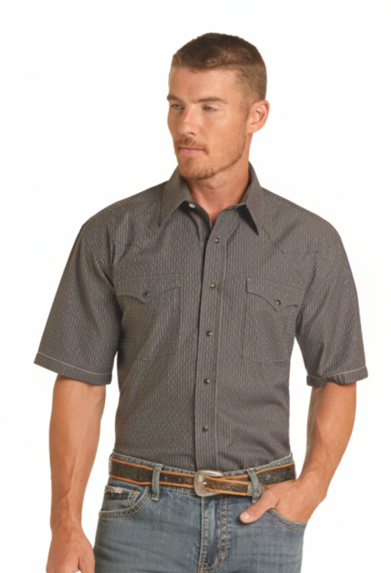 Panhandle Men's Short Sleeve Snap