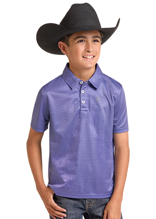 Panhandle Slim Boy's SS Polo Button Shirt
