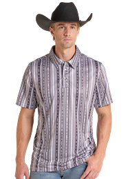 Panhandle Slim Mens SS Polo Snap