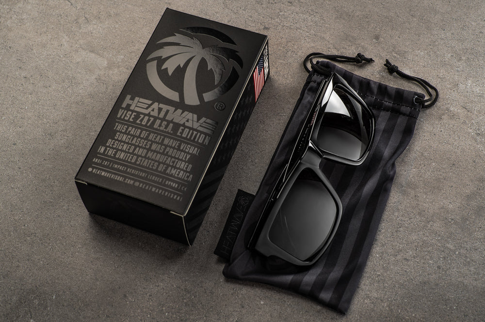 HeatWave USA VISE Sunglasses: GLOSS BLACK