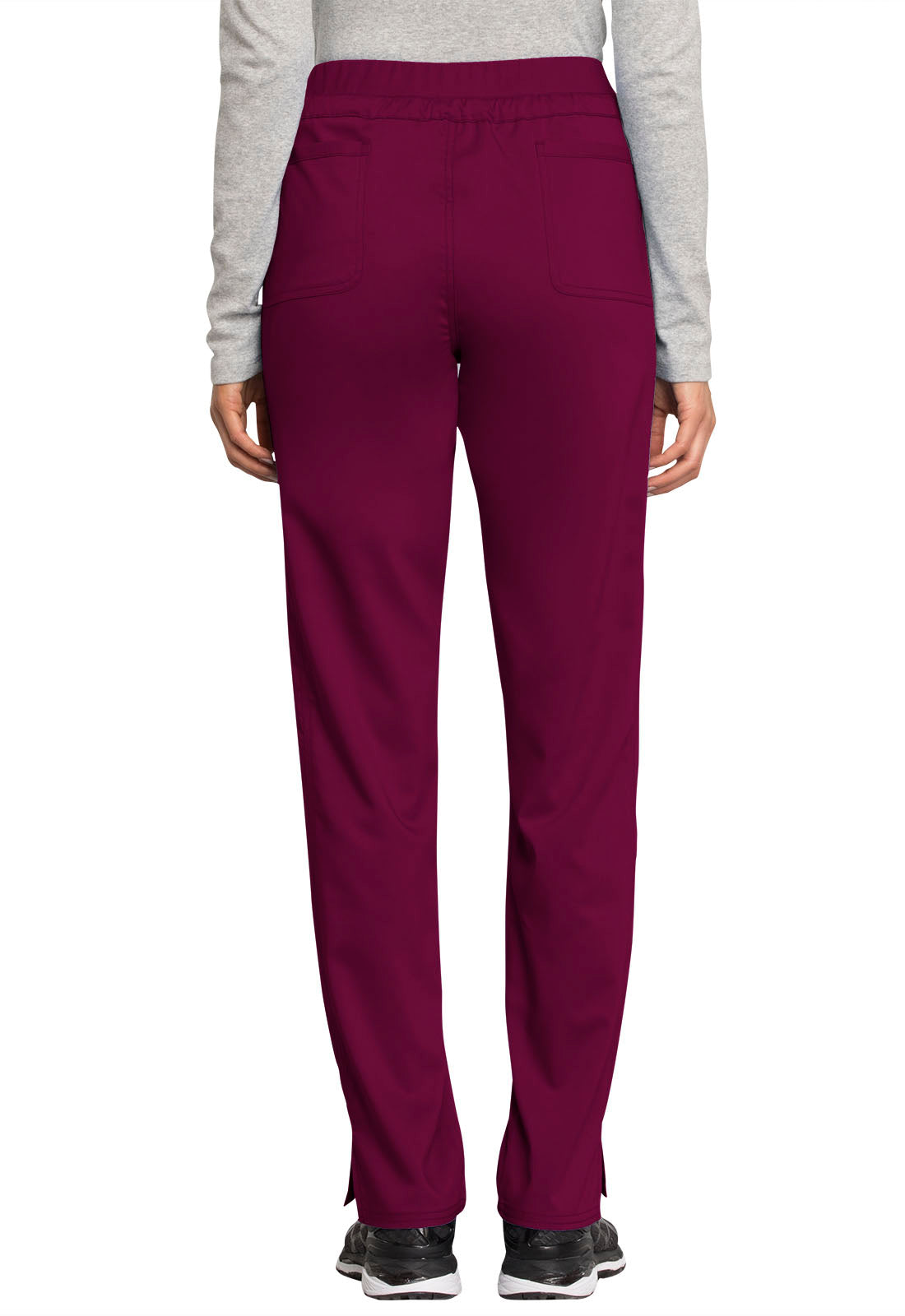 Women's Tapered Leg Drawstring Scrub Pant - Petite