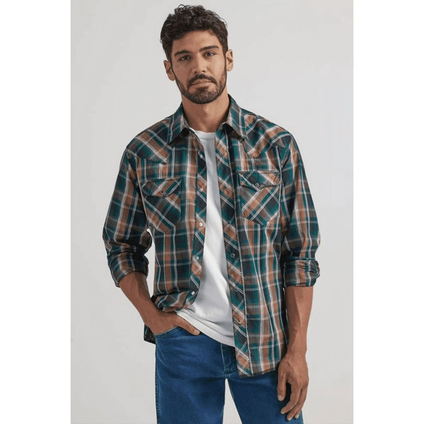 Wrangler Men's Plaid Shirt