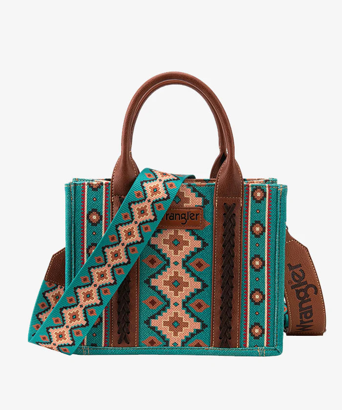 Wrangler Southwestern Crossbody Tote Bag