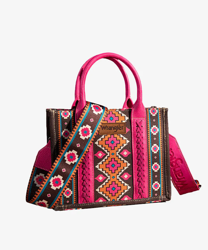 Wrangler Southwestern Crossbody Tote Bag