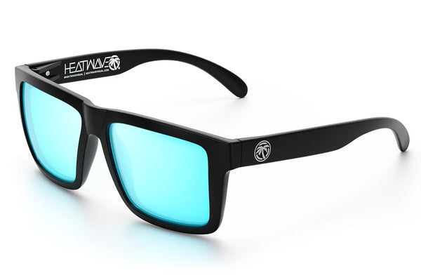 HeatWave XL VISE Z87 Sunglasses Black Frame: Arctic Chrome Lens