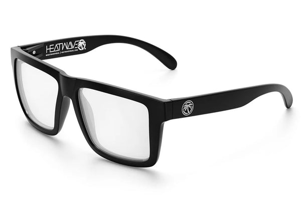 HeatWave XL VISE Z87 Sunglasses Black Frame: Clear Lens