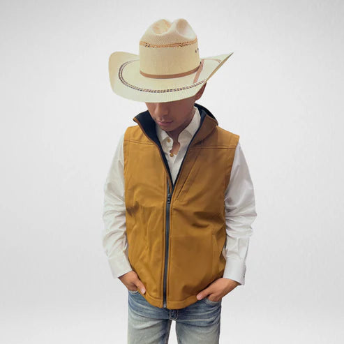 Youth APS Softshell Vest - Chestnut