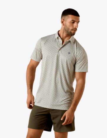 Ariat Men's All Over Print Polo