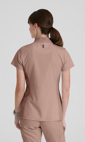 Kristi 2-Pocket Knit Collared Top