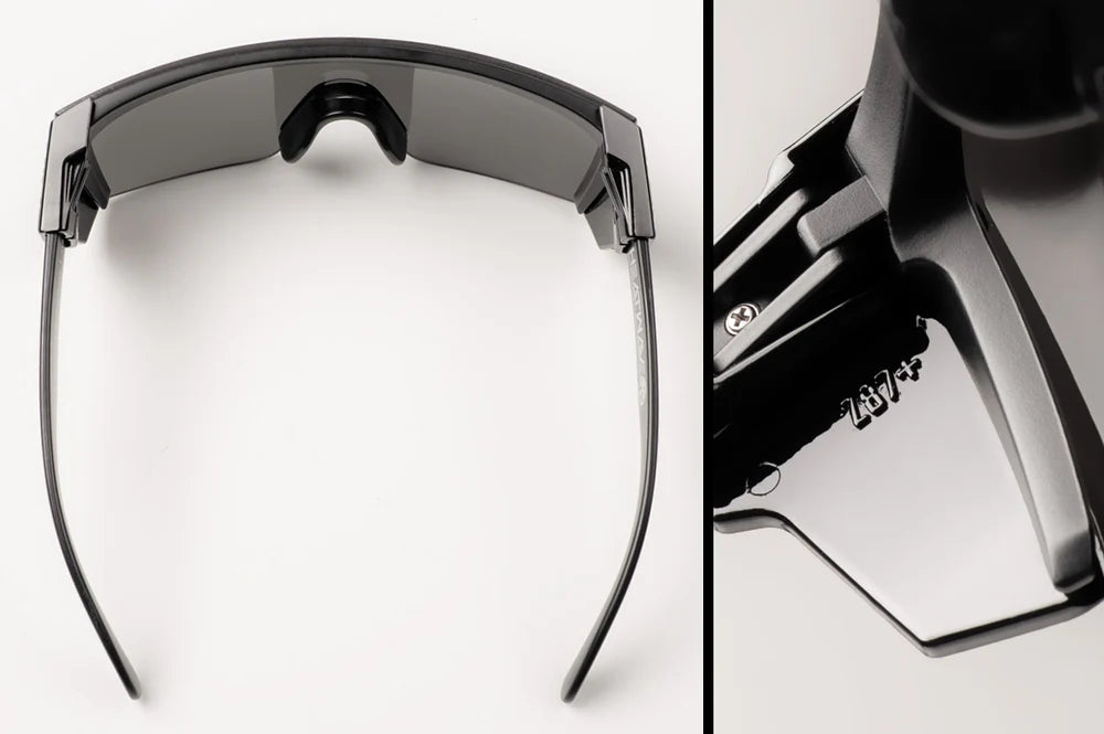 HeatWave Lazer Face Side Shield z87+ SMOKE GREY