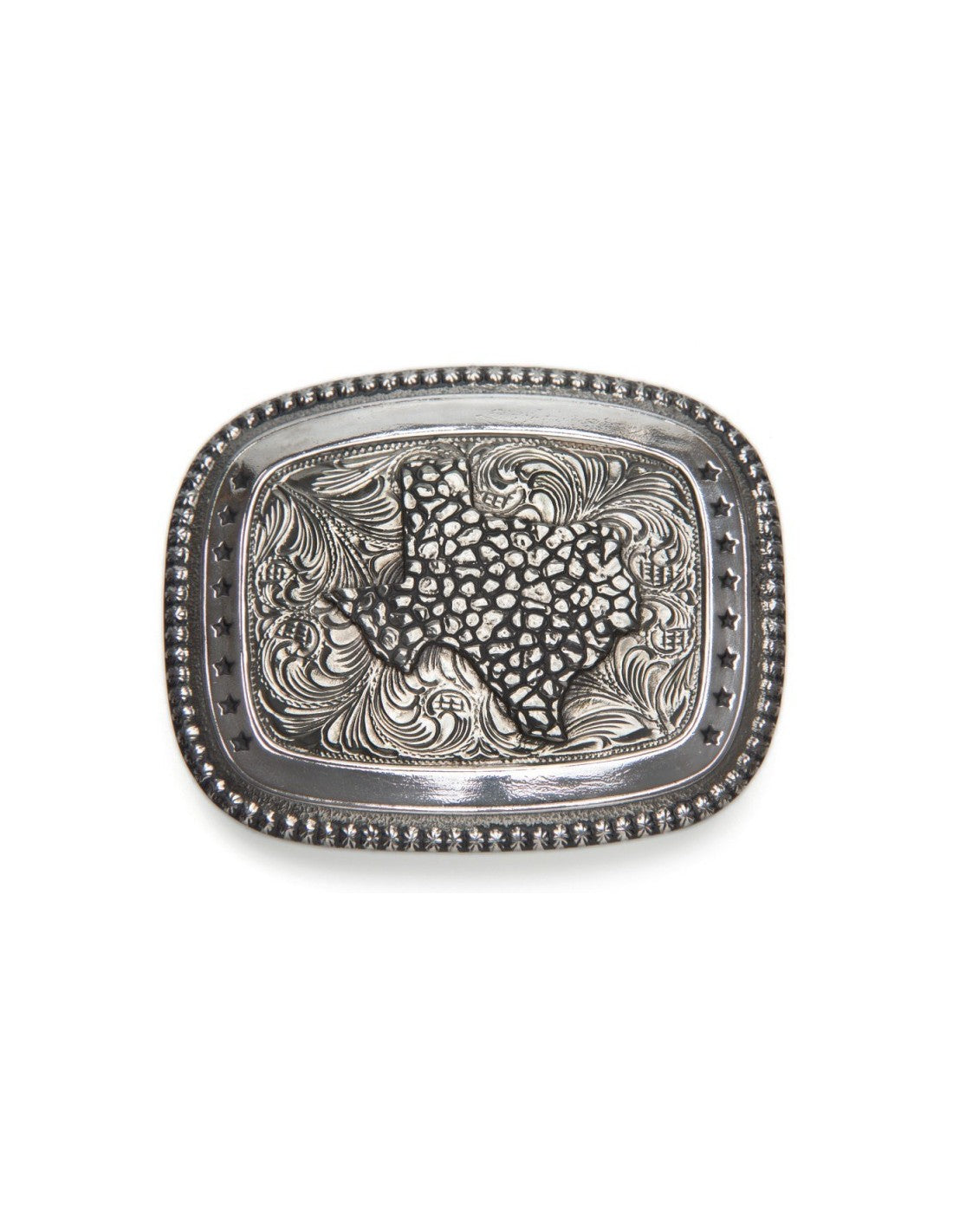 Crumrine Rectangle Buckle Texas Berry Edge