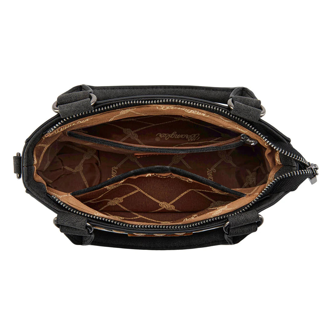 Wrangler Embroidered Swirl Mini Satchel/Crossbody