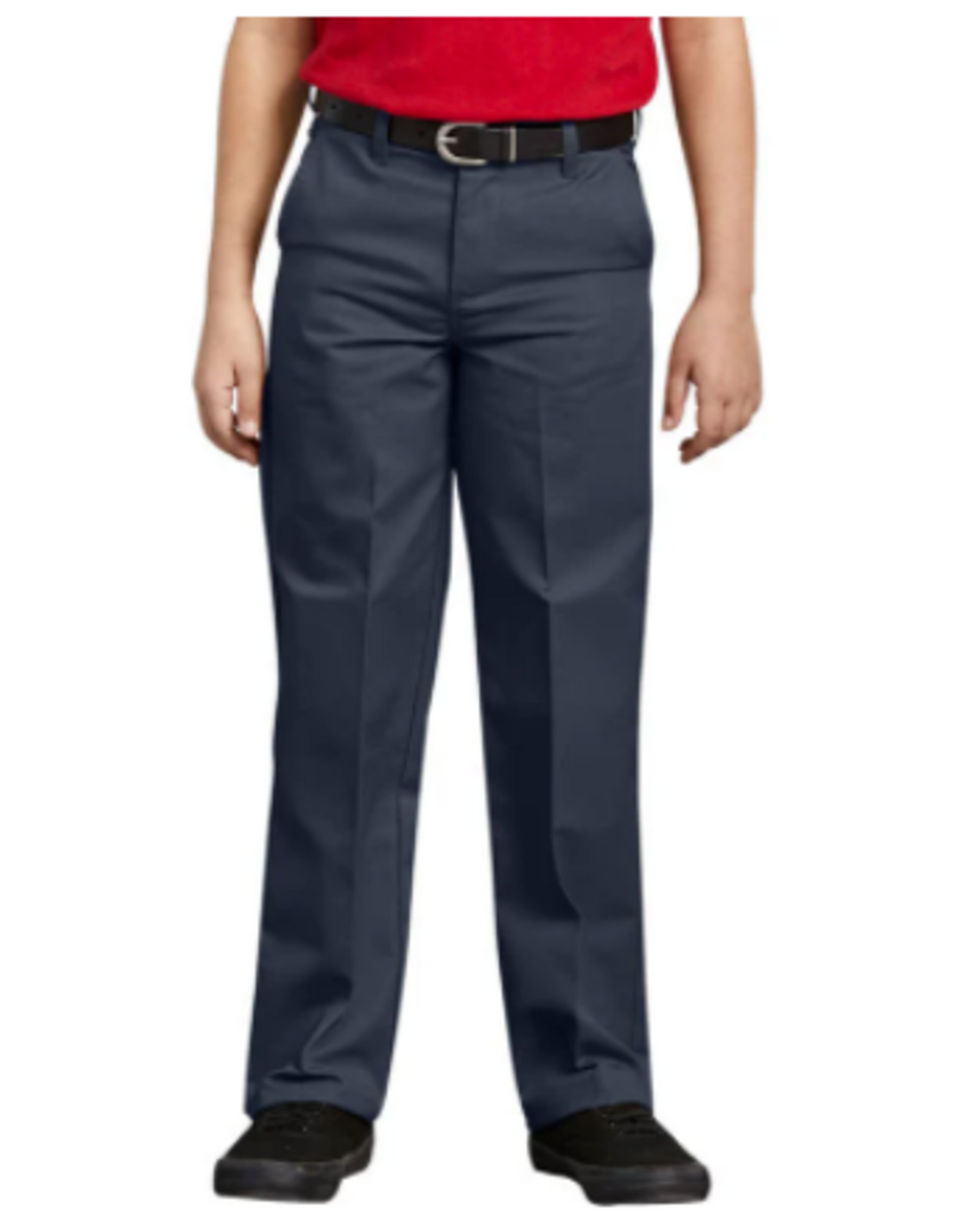 Dickies Boys' Flat Front Pant – Classic Fit with Adjustable Waistband Husky*