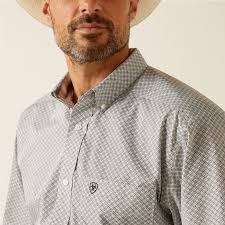 Ariat WF Bear White LS SHRT