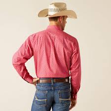 Ariat WF Brennan Pink LS SHRT