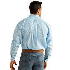 Ariat WF RICKY Sky Blue LS SHRT