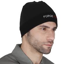 Forge Fr Men's Black Beanie