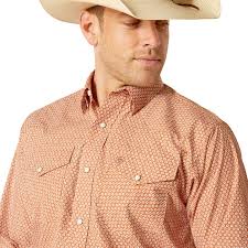 Ariat Easton Snap Coral LS SHRT