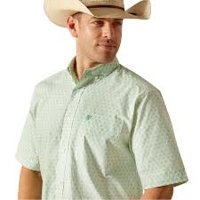 Ariat Dimitri Glass Green SS SHIRT