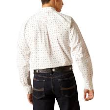 ARIAT WF Blaze White FTD LS SHRT