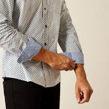 Ariat Maxwell MDRN Blue LS SHIRT